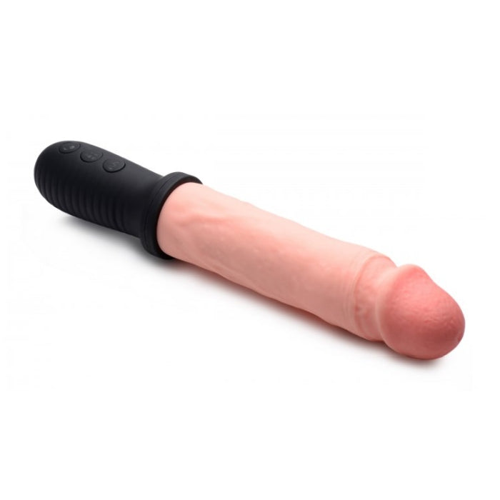 MS 8X AUTO POUNDER VIB & THRUST DILDO WITH HANDLE - FL