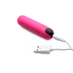 VIBRATING BULLET W/REMOTE CONTROL - PINK