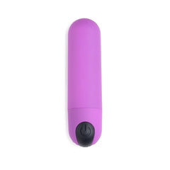 VIBRATING BULLET W/REMOTE CONTROL - PURPLE