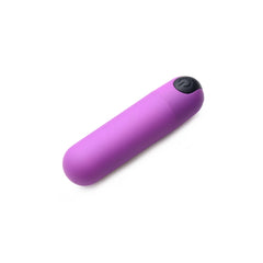 VIBRATING BULLET W/REMOTE CONTROL - PURPLE
