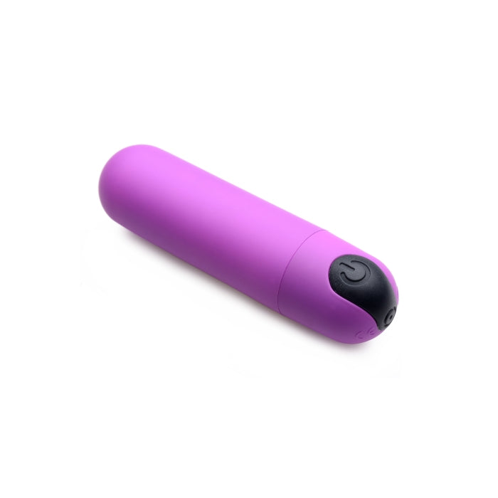 VIBRATING BULLET W/REMOTE CONTROL - PURPLE