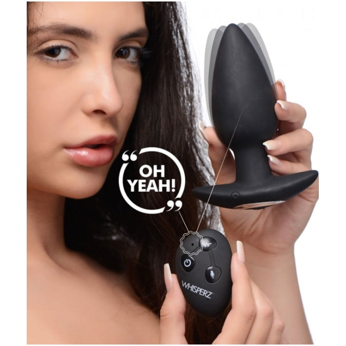 WH VOICE ACTIVATED 10X VIBRATING BUTT PLUG W/REMOTE CO