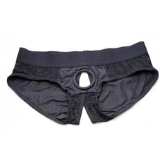 SU LACE ENVY PEGGING SET - BLACK/BLACK