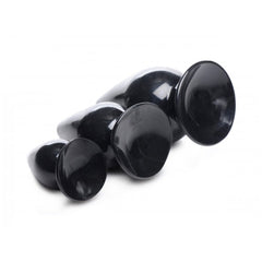 MS TRIPLE CONES 3 PC ANAL PLUG SET - BLACK