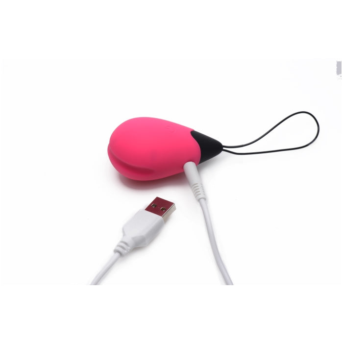 10X SILICONE VIBRATING EGG - PINK