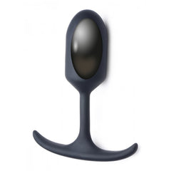 PREMIUM SILICONE WEIGHTED ANAL PLUG - MEDIUM