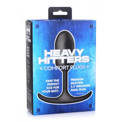 PREMIUM SILICONE WEIGHTED ANAL PLUG - MEDIUM