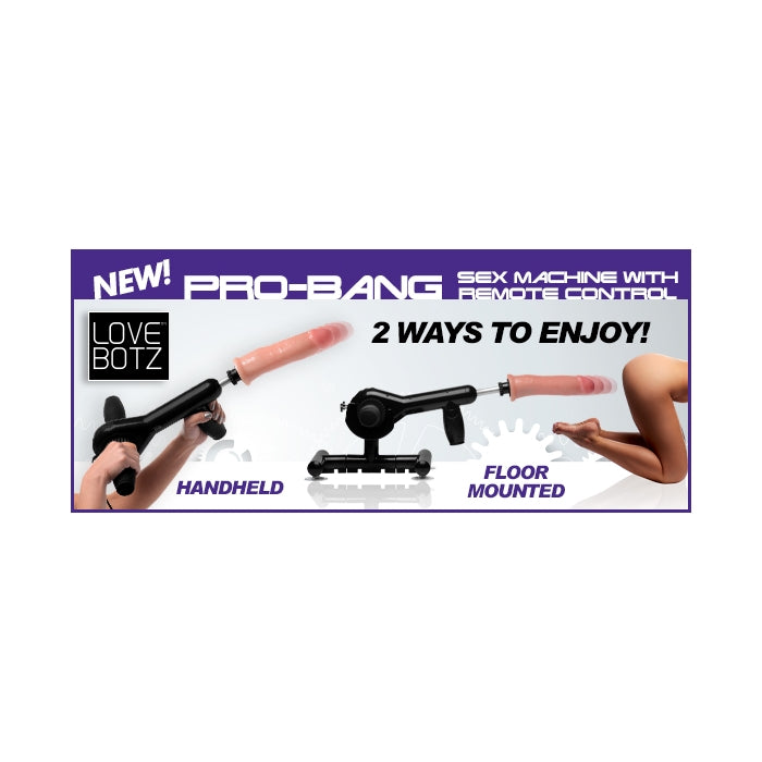 PRO-BANG SEX MACHINE WITH REMOTE CONTROL