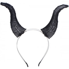 DEVIL TAIL ANAL PLUG AND HORNS SET - BLACK