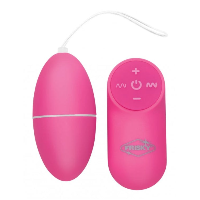28X SCRAMBLER VIBRATING EGG W/ REMOTE - PINK