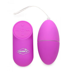 28X SCRAMBLER VIBRATING EGG W/ REMOTE - PURPLE