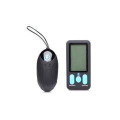 E-STIM PRO SILICONE VIBRATING EGG W/ REMOTE CONTROL