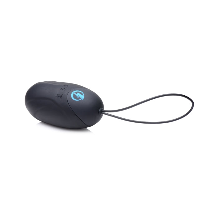 E-STIM PRO SILICONE VIBRATING EGG W/ REMOTE CONTROL