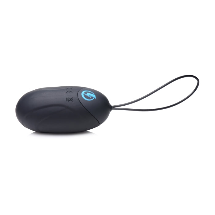 E-STIM PRO SILICONE VIBRATING EGG W/ REMOTE CONTROL