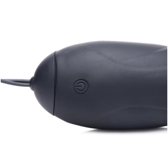 E-STIM PRO SILICONE VIBRATING EGG W/ REMOTE CONTROL