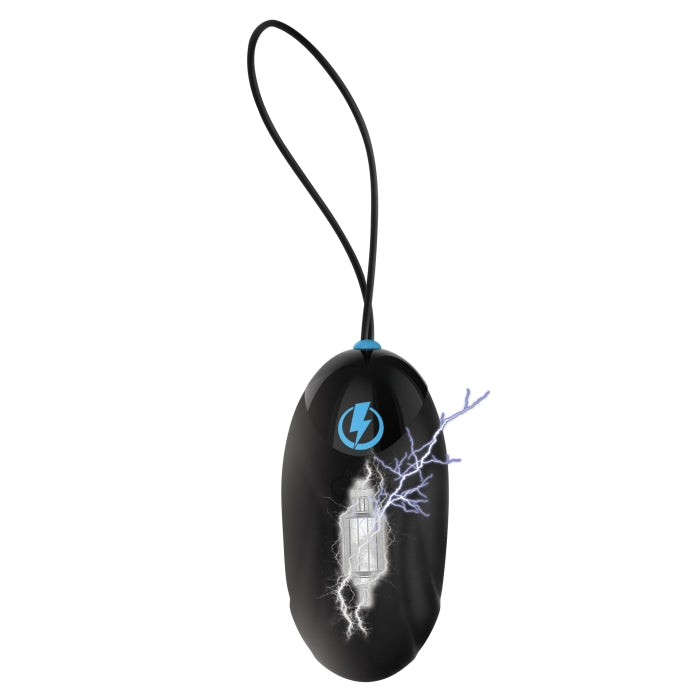 E-STIM PRO SILICONE VIBRATING EGG W/ REMOTE CONTROL