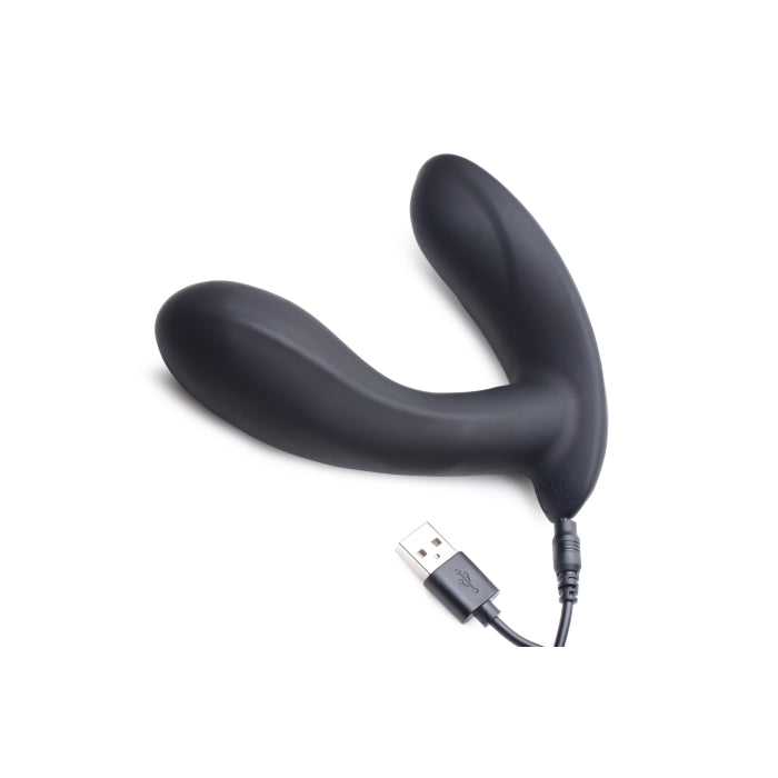 VIBRATING & E-STIM PROSTATE MASSAGER W/REMOTE