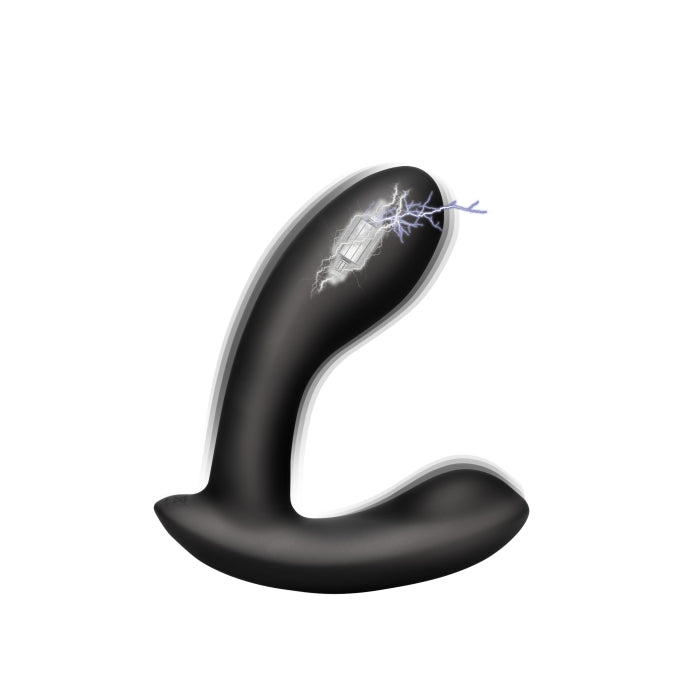 VIBRATING & E-STIM PROSTATE MASSAGER W/REMOTE