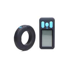 E-STIM PRO SILICONE COCK RING VIVE W/ REMOTE 38MM