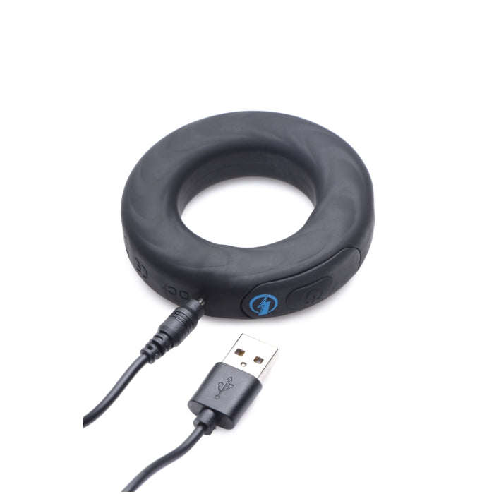 E-STIM PRO SILICONE COCK RING VIVE W/ REMOTE 38MM