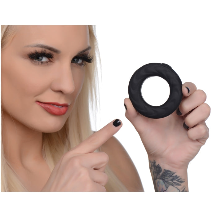 E-STIM PRO SILICONE COCK RING VIVE W/ REMOTE 38MM