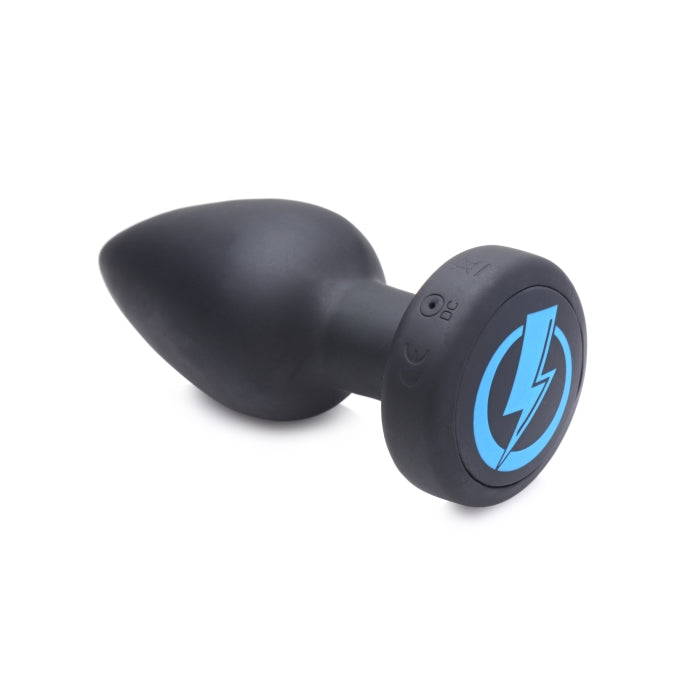 E-STIM PRO SILICONE VIBRATING ANAL PLUG W/ REMOTE