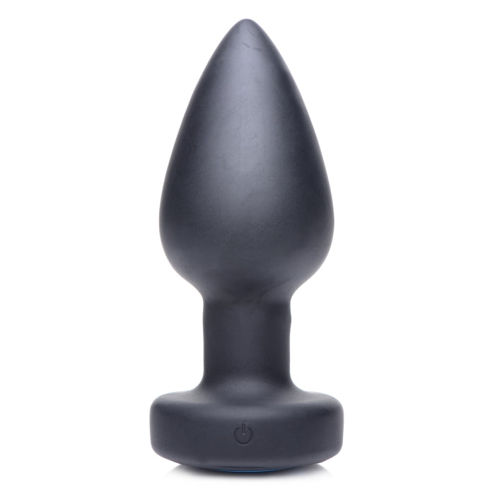 E-STIM PRO SILICONE VIBRATING ANAL PLUG W/ REMOTE