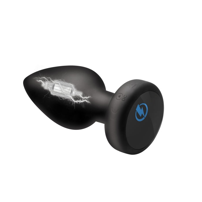 E-STIM PRO SILICONE VIBRATING ANAL PLUG W/ REMOTE