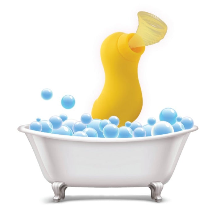 IN SHEGASM SUCKY DUCKY CLITORAL STIMULATOR - YELLOW