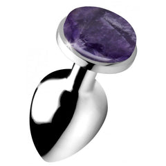 BS GEMSTONES AMETHYST - LARGE ANAL PLUG