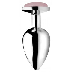 BS GEMSTONES ROSE QUARTZ - LARGE ANAL PLUG