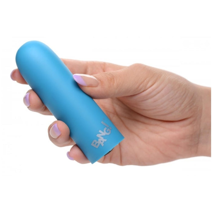 BG 10X MEGA VIBE - BLUE - RECHARGEABLE - 3.5"