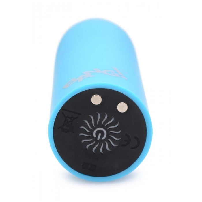 BG 10X MEGA VIBE - BLUE - RECHARGEABLE - 3.5"