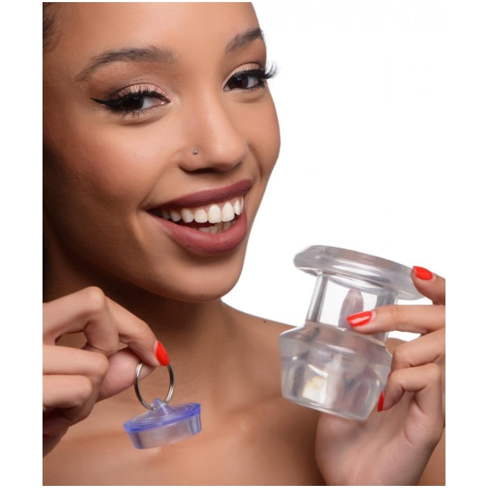 MS ASS BUNG CLEAR HOLLOW ANAL DILATOR 3.5"