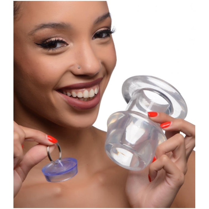 MS ASS BUNG CLEAR HOLLOW ANAL DILATOR 4.1" - XL
