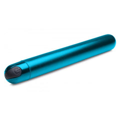 BG 10X SLIM METALLIC BULLET - BLUE - RECHARGEABLE - 6.5"
