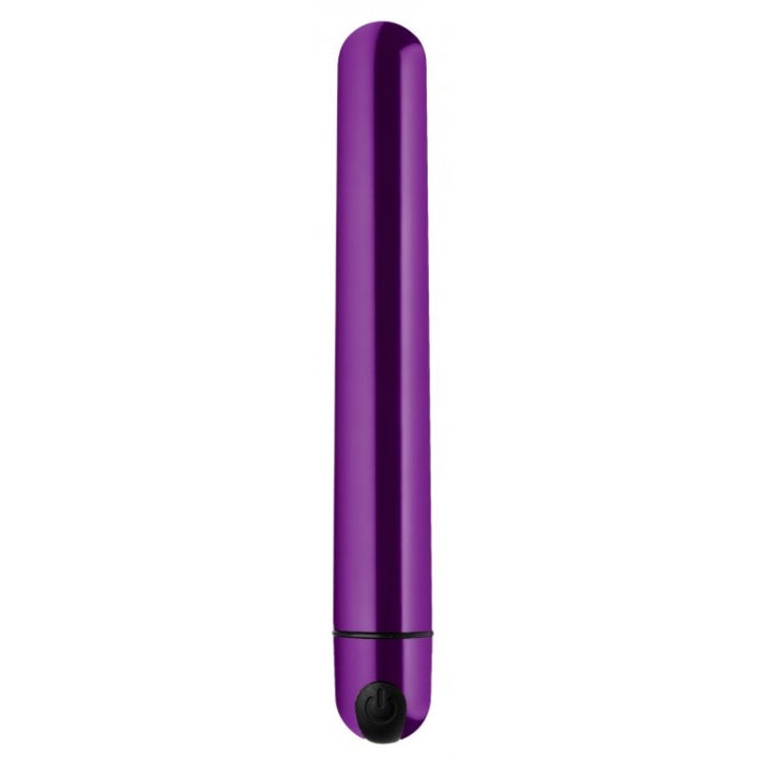 BG 10X SLIM METALLIC BULLET - PURPLE - RECHARGEABLE - 6.5