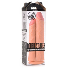 MC DOUBLE STUFFER 10" DOUBLE PECKER DILDO - LIGHT
