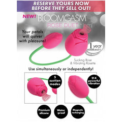 INMY BLOOMGASM ROSE DUET SUCKING & VIBRATING