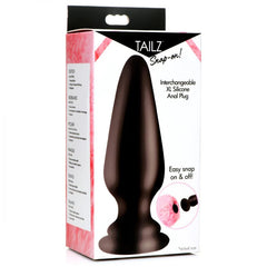 ANAL PLUG XL SNAP ON INTERCHANGEABLE SILICONE