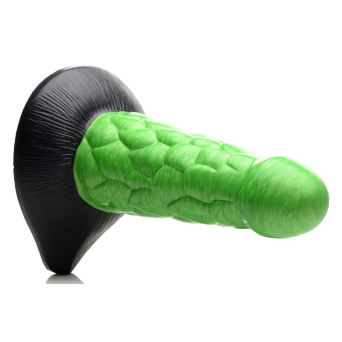 CC RADIOACTIVE REPTILE THICK SCALY SILICONE DILDO