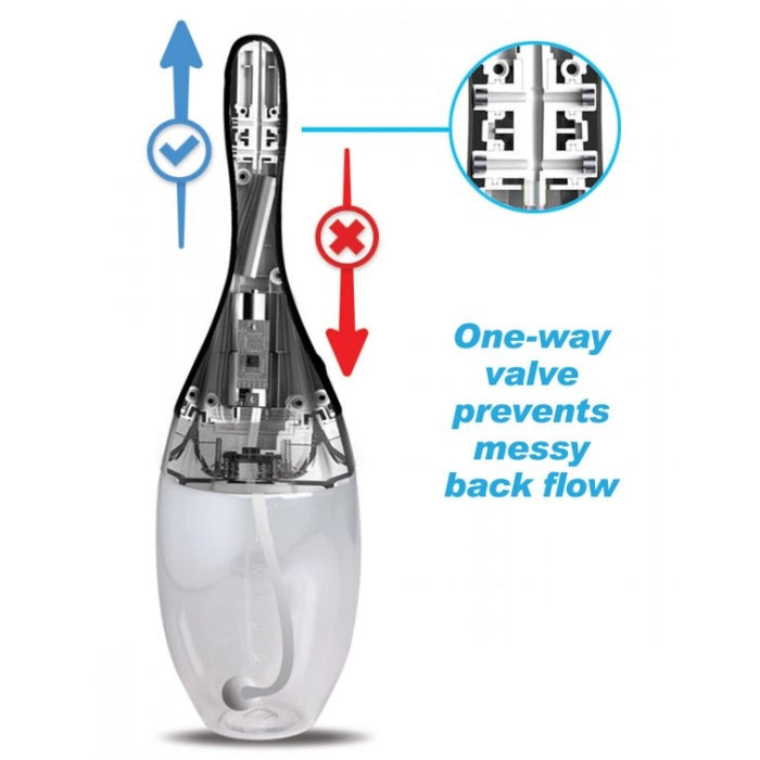CS AUTO - VIBRATING ENEMA BULB - BLACK