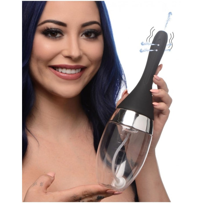 CS AUTO - VIBRATING ENEMA BULB - BLACK