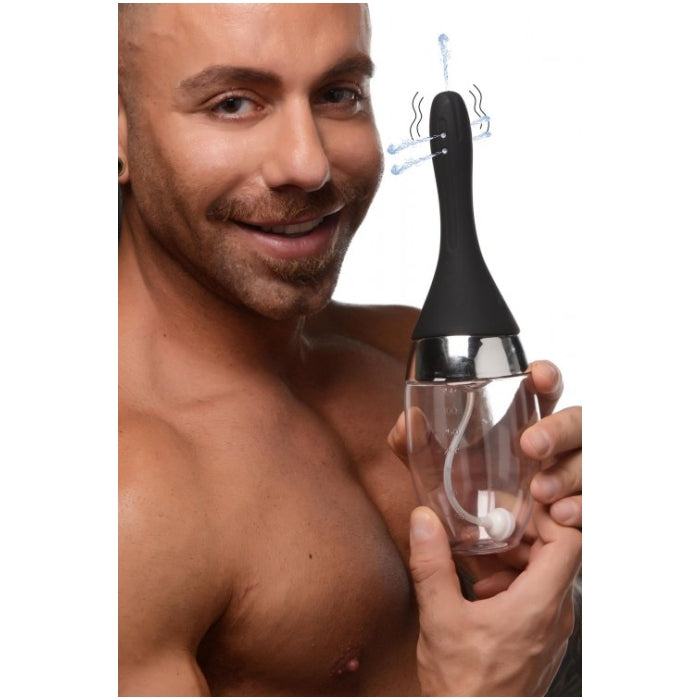 CS AUTO - VIBRATING ENEMA BULB - BLACK