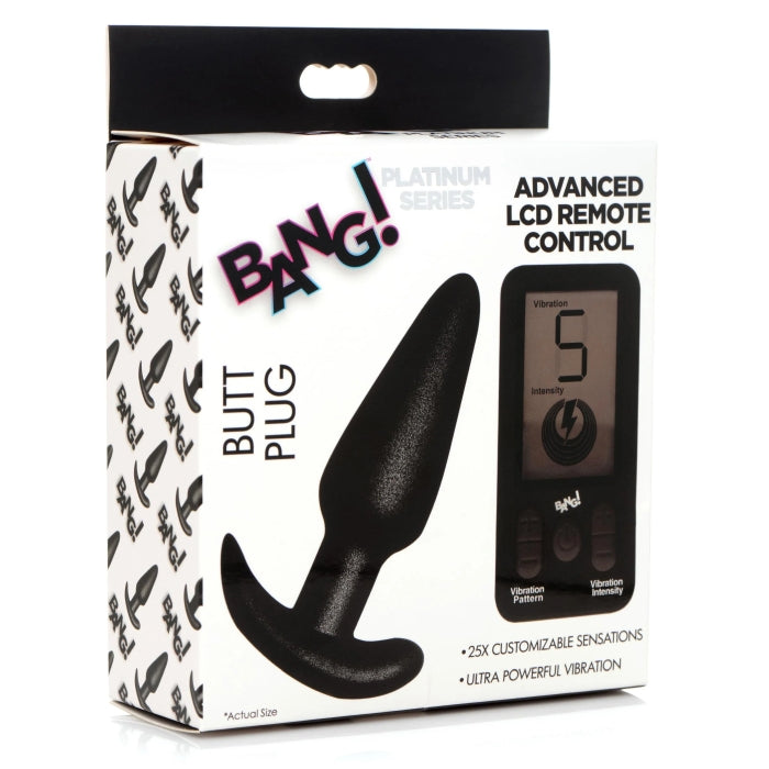 BG PLATINUM SERIES BUTT PLUG W/REMOTE CONTROL