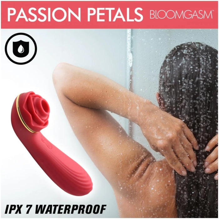 IN BLOOMGASM PASSION PETALS 10X SIL SUCTION ROSE VIBE
