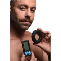 E-STIM PRO SILICONE COCK RING VIVE W/ REMOTE 45MM