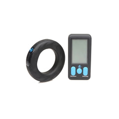 VIBRATING & E-STIM SILICONE COCK RING W/ RC 50MM