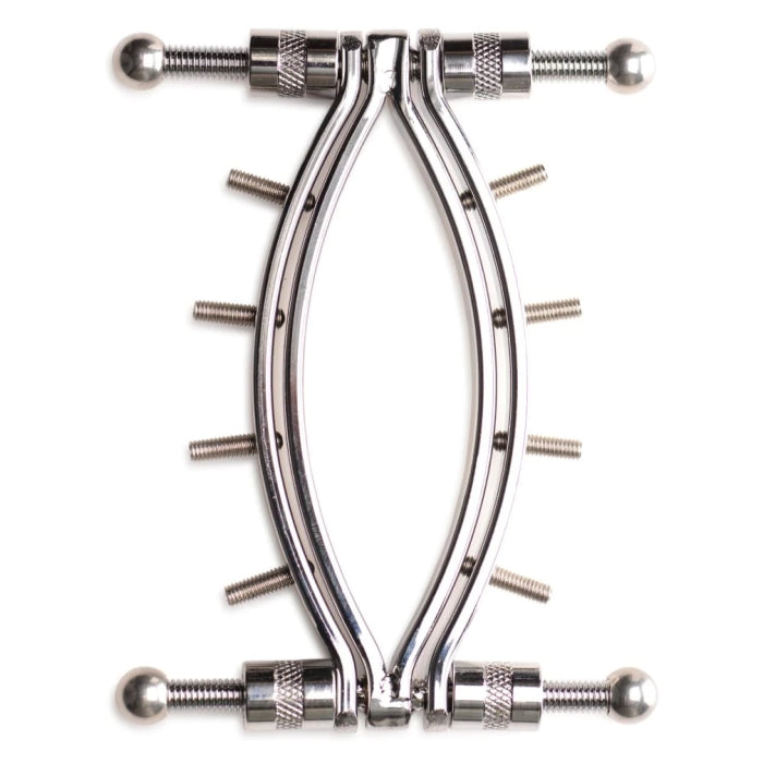 MS SPREAD 'EM POKER LABIA CLAMP W/ADJUSTABLE PRESS SCR