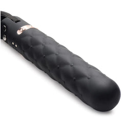 MS VIBRA-LASHER 9X VIBRATING SILCONE DILDO FLOGGER